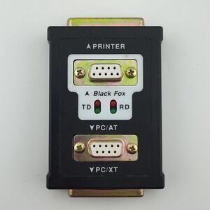 Black Box serial adapter DB-9S DB-25S DB-25P Untested